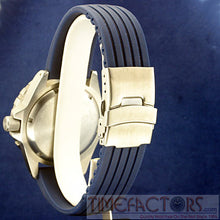 Load image into Gallery viewer, TIMEFACTORS STRIPED SILICONE RED/BLUE/BLACK