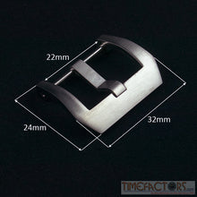 Load image into Gallery viewer, TIMEFACTORS STAINLESS STEEL FISHTAIL BUCKLE