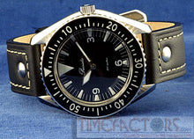 Load image into Gallery viewer, TIMEFACTORS AVIATOR PARALLEL STRAP WITH FISHTAIL BUCKLE