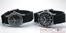 Load image into Gallery viewer, TIMEFACTORS BLACK BRAIDED NATO
